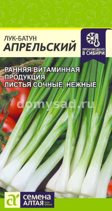 Лук Батун Апрельский 0,5гр (Семена Алтая) Ц