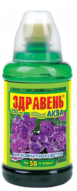 Здравень АКВА комнатные цветы 250мл. /24шт. ВХ