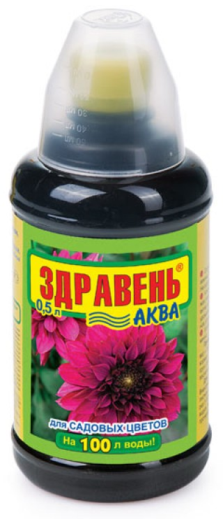 Здравень АКВА садовые цветы 0,5л. жидк.под-ка (12) ВХ