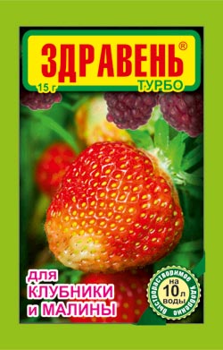 Здравень клубника ТУРБО пакет 15гр. (300) ВХ (отпускается от 20 шт.)