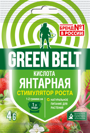 Янтарная кислота 4гр./100 GREEN BELT 01-248