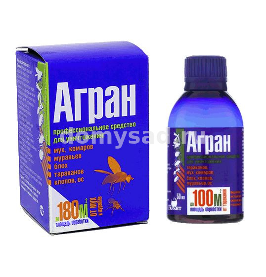АГРАН КЭ 55% фл.50мл.в коробке/30 инсектицид АР50К
