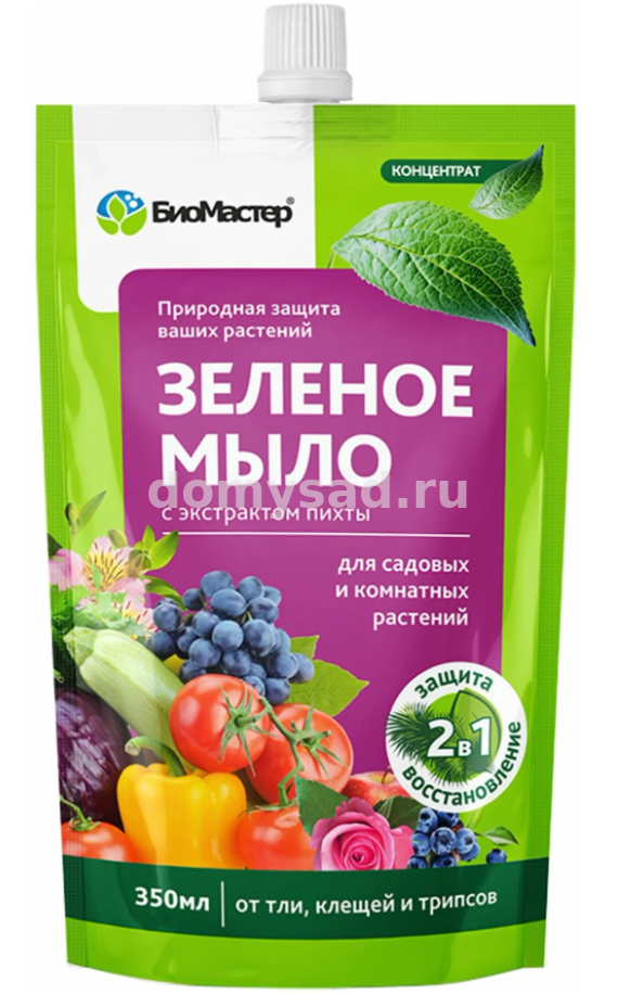 Зеленое мыло с Пихтовым экстрактом 350мл./25 Биомастер