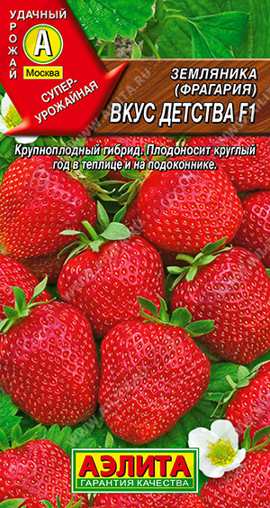 Земляника Вкус детства ремонтантная крупноплод. (Аэлита) Ц