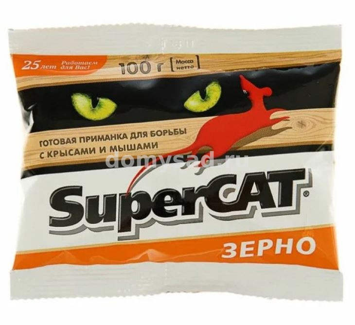 Зерновая приманка SUPER-CAT 100 гр.(50)