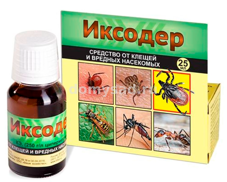 ИКСОДЕР 25 мл./30 для обработки 3-9соток от иксодового клеща