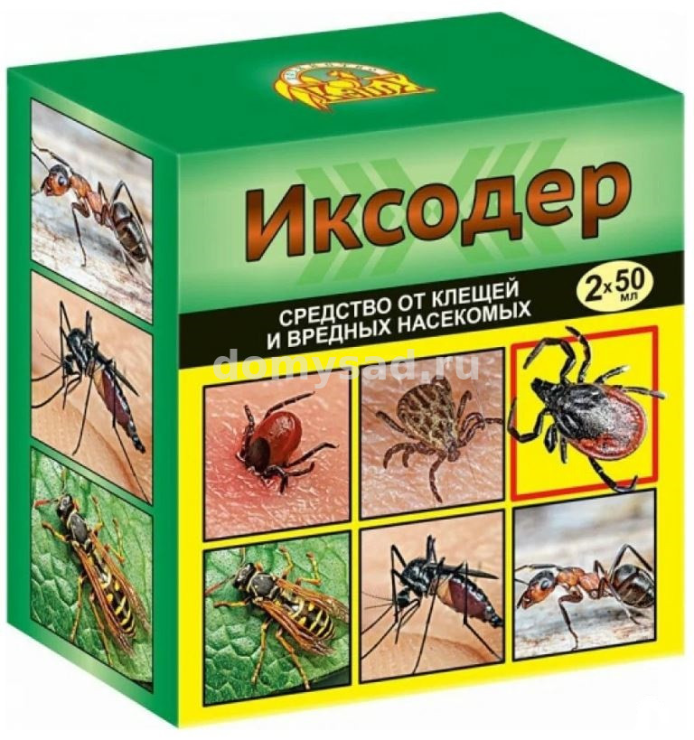 ИКСОДЕР 50 мл./24 для обработки 6-18 соток от иксодового клеща