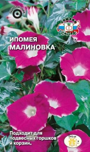 Ипомея Малиновка нил,малин.-красн.-белая (Седек) Ц