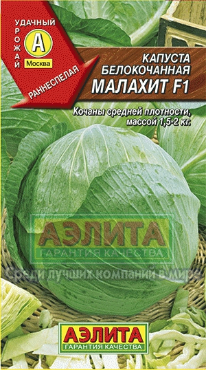 кап.Малахит F1 б/к ранний (Аэлита) Ц