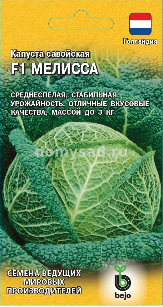 кап.Савойская Мелисса. Среднеспелая,урожайная,масса 3 кг. (Гавриш) Ц