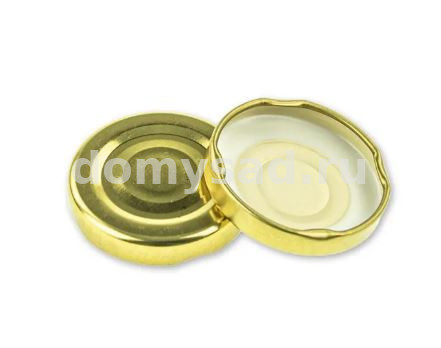 Крышка Твист d.43 золотая /1700 отпускается кратно 50 шт.