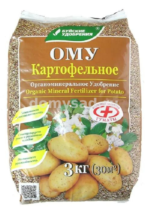 КАРТОФЕЛЬНОЕ ОМУ пакет 3кг. (3) БХЗ Органоминеральное удобрение