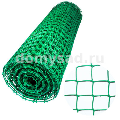 Садовая решетка 1м.х20м, ячейка 50*50мм, зеленая