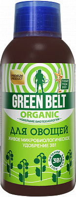 Биоудобрение жидкое для овощей GREEN BELT ORGANIC фл.250мл. (25) 01-943ак