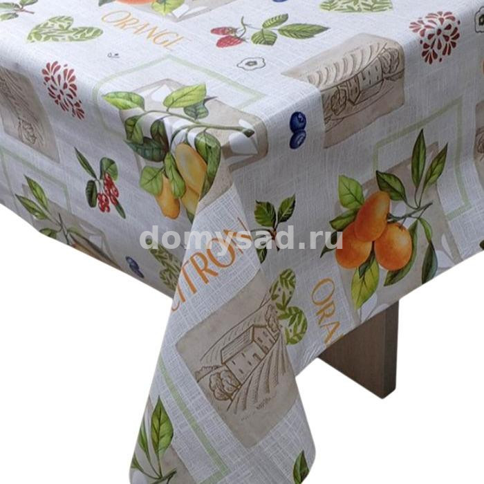 Скатерть Клеенка 82077-1 ДАМАСК гладкая нетканная основа 1.37м*25м