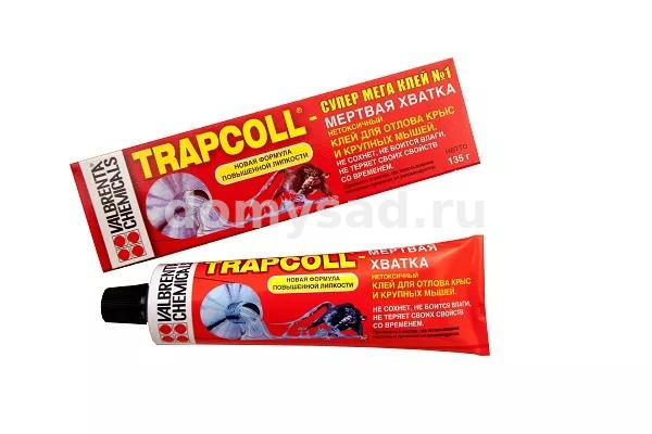 Клей от грызунов TRAPCOOL 135гр. (туба) МЕРТВАЯ ХВАТКА (50)