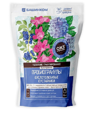 Пробиогранулы кислотолюбивые кустарники дой-пак 0,8 кг (12 шт)