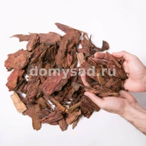 Кора Сосны МЕШОК (мульча фракция 2-8 см) 50л.