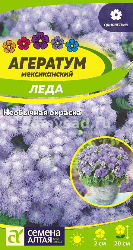 Агератум Леда (Семена Алтая) Ц