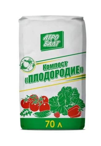 Компост ПЛОДОРОДИЕ АГРОБАЛТ 70л. (33 шт в поддоне)