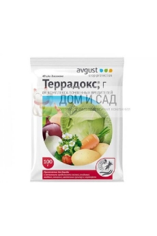 Террадокс, Г пакет 100гр./70 от комплекса почв. вредителей и майского жука Август