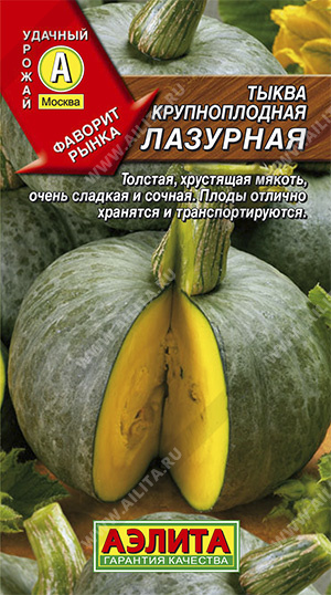 Тыква Лазурная крупноплодная (Аэлита) Ц