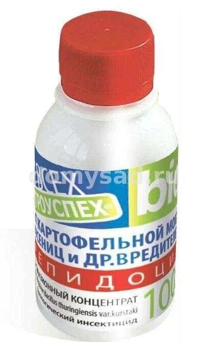 Лепидоцид 100мл. фл. /45 АГРОУСПЕХ от листовертки ,моли и белянок