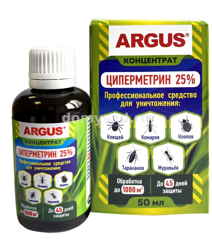ARGUS Циперметрин 25%, 50мл. /30 AR-19025
