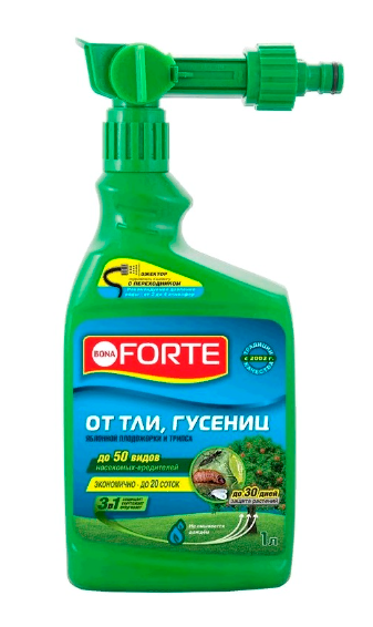 BONA FORTE Эжектор (концентрат) от ТЛИ , ГУСЕНИЦ и др.насекомых 1,0л /8