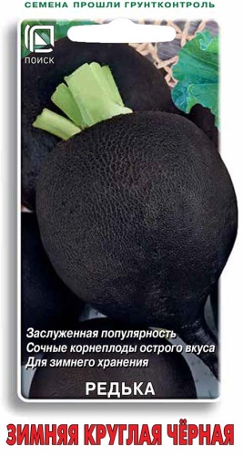 редька Зимняя круглая черная (Поиск) Ц